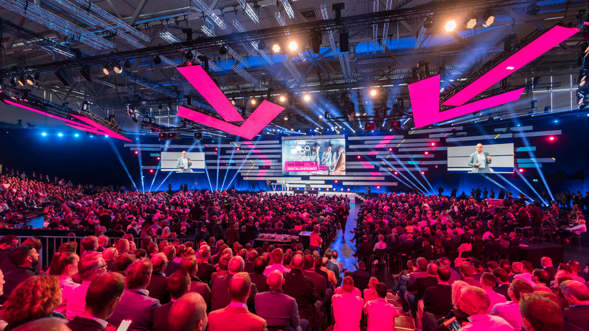 PRG als technischer Dienstleister auf dem Digital X Event in Köln 2019.