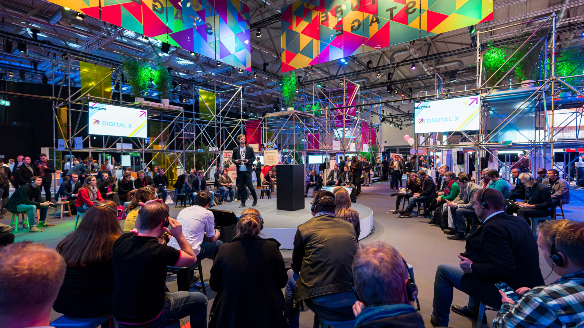 PRG als technischer Dienstleister auf dem Digital X Event in Köln 2019.