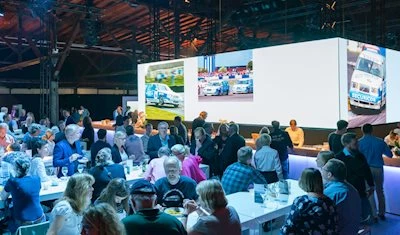 PRG tourte während der Volvo Roadshow 2018 im Juni durch mehrere deutsche Städte, wo Volvo sein neuestes Modell V60 präsentierte.