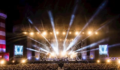 PRG supplied more than 100 tons of material and more than 2100 hours of manpower for this fantastic edition of Concert at Sea 2018.