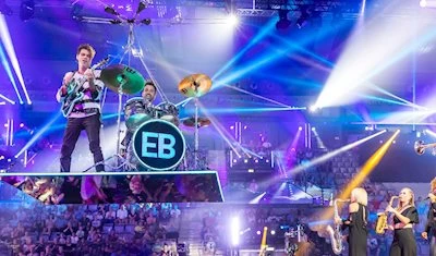 PRG supplied the rigging, lighting and video technology for the recording of the major RTL production "Zauberwelten" of the Ehrlich Brothers