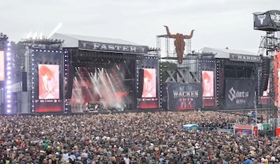 PRG has been part of the action, taking care of all the lighting and LED technology as well as rigging for the Wacken Open Air 2019