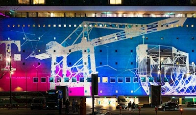 Deutsche Telekom had staged a video projection on three sides of the Elbphilharmonie, for the launch of its new campaign "X Times More Possibilities", with PRG commissioned for the technical implementation.