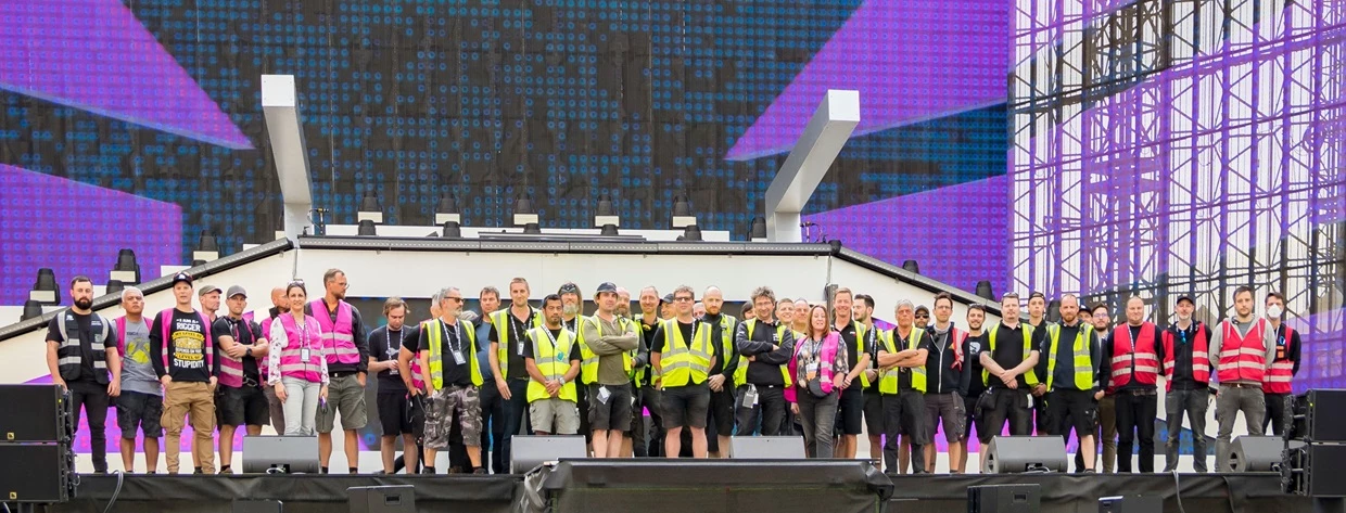 PRG delivers 360 Service for Middle Beat - Meet the Team which made this event happen! #TeamPRG