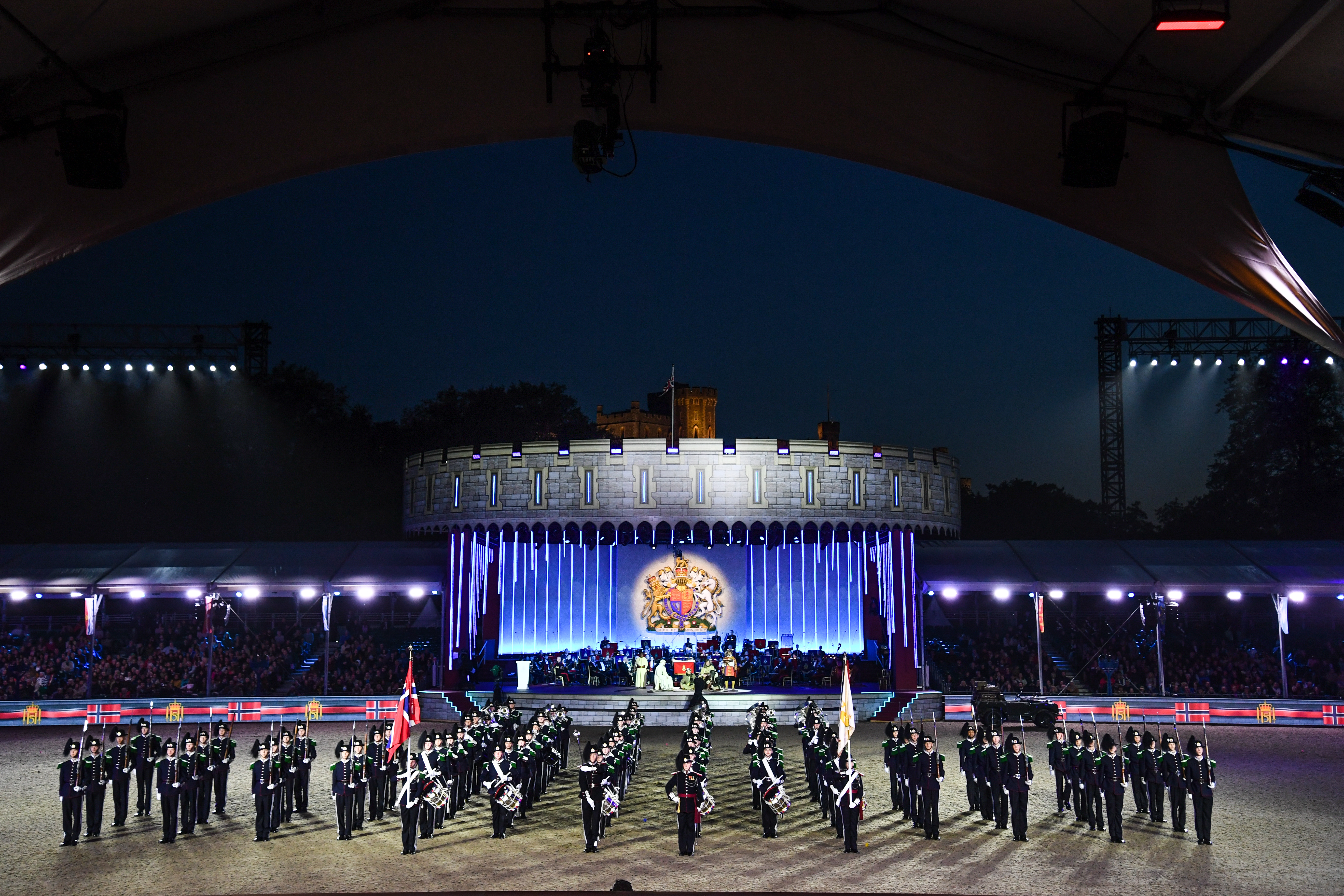 PRG levert volledige lichtinstallatie voor viering platina jubileum koningin Elizabeth op de royal windsor horse show