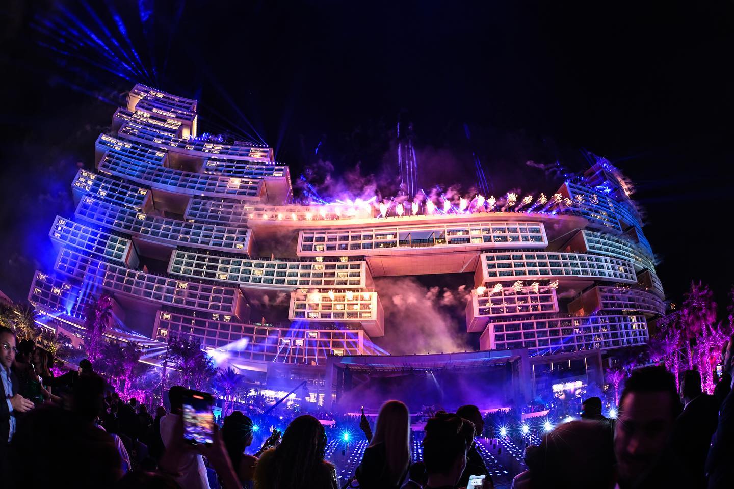 PRG provided a turnkey technical delivery for the three-day extravaganza, including a mammoth installation of lighting across the façade of the property as well and large-scale audio, video and rigging for the Atlantis ‘Grand Reveal’ event.