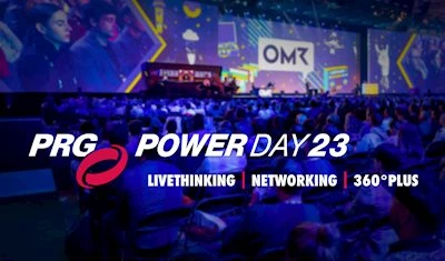The first PRG Powerday 2023 took place in Cologne on June 19, 2023, and inspired guests with a diverse program centered around livethinking, networking and 360° Plus.