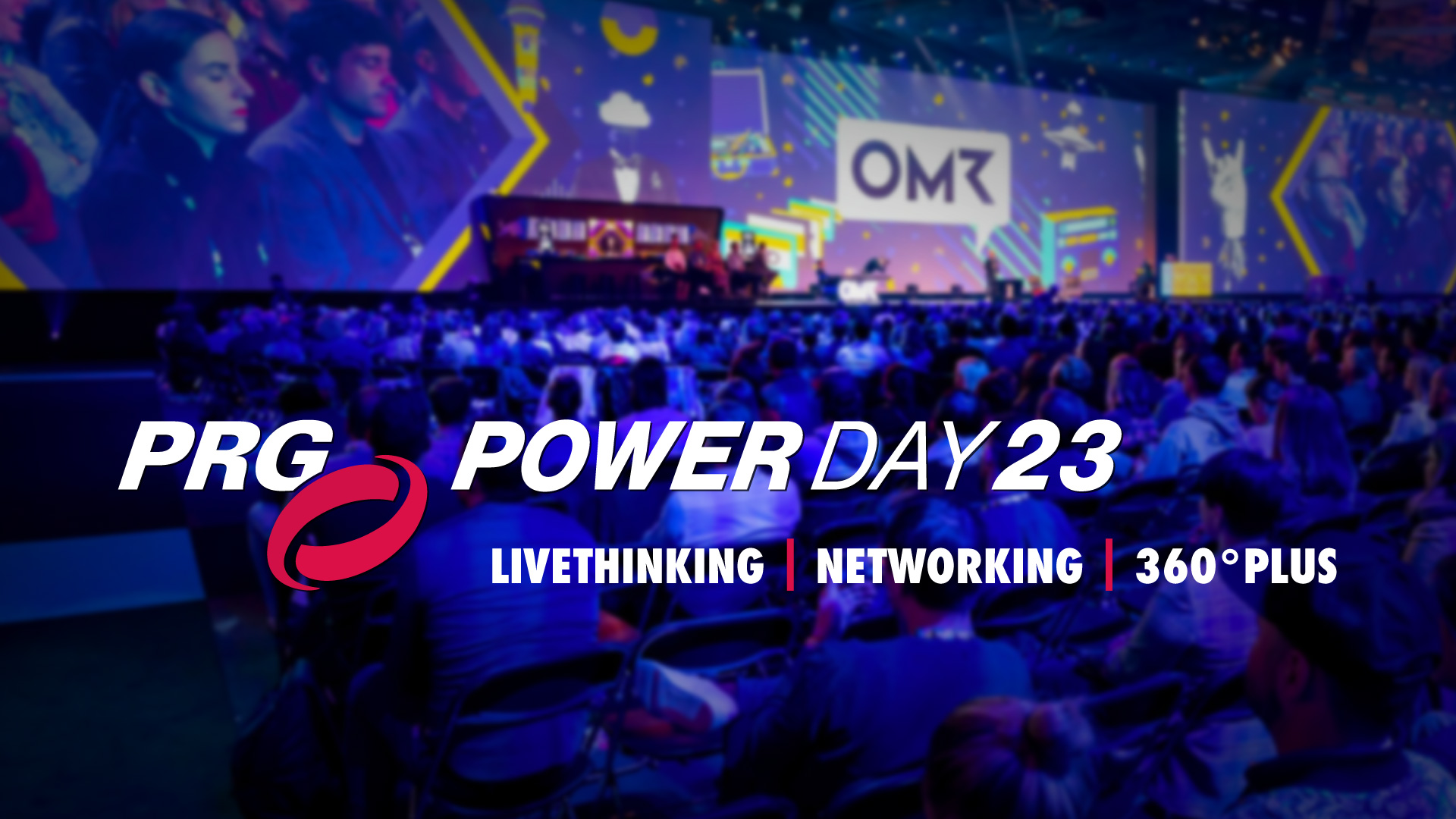 The first PRG Powerday 2023 took place in Cologne on June 19, 2023, and inspired guests with a diverse program centered around livethinking, networking and 360° Plus.