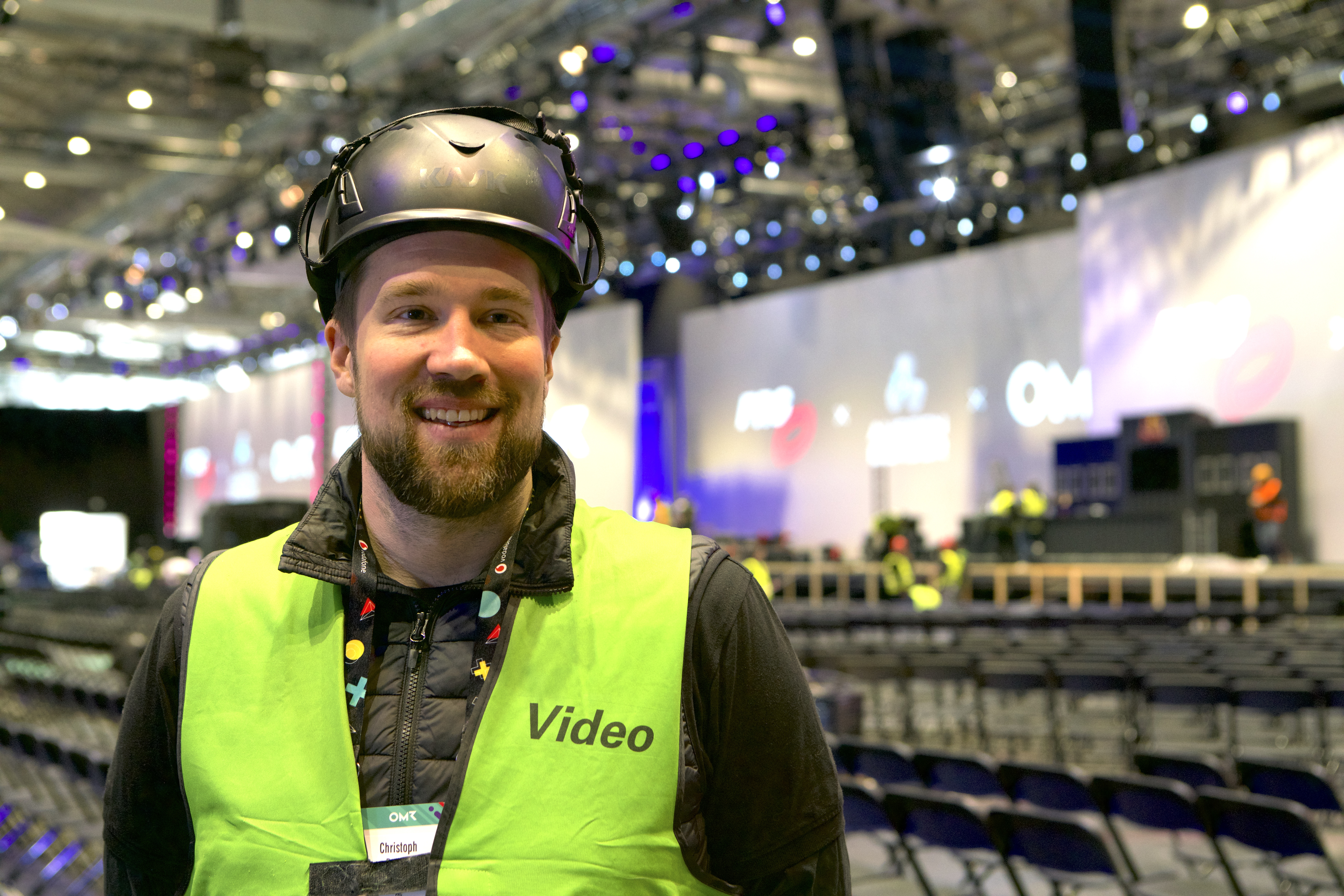 Meet Team PRG at the OMR. Christoph Petratos our broadcast expert at the event.