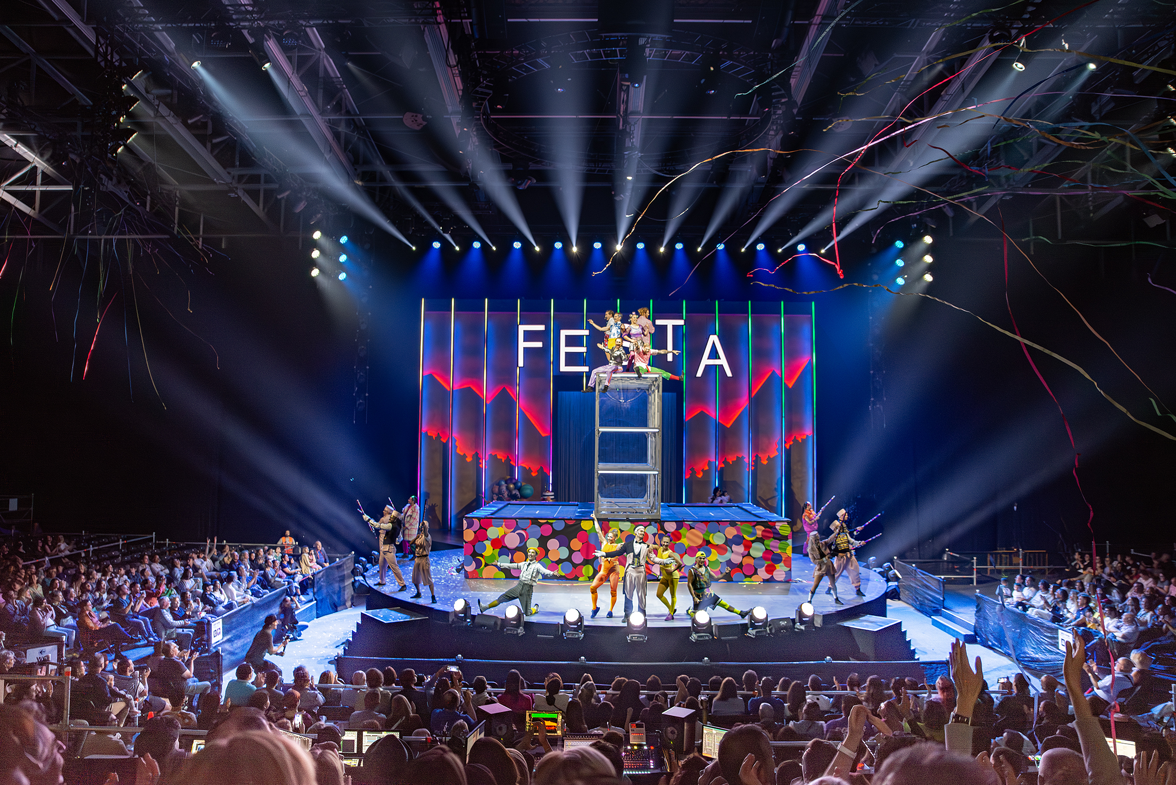 PRG is delighted to be working with Cirque du Soleil and their new show with Rigging, Audio and Lighting Technology.