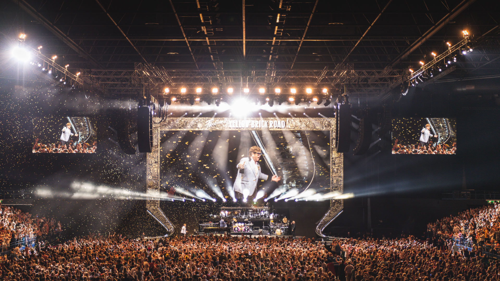 PRG is honoured to work with the wonderful Elton John team, delivering lighting and rigging for this historic farewell world tour.