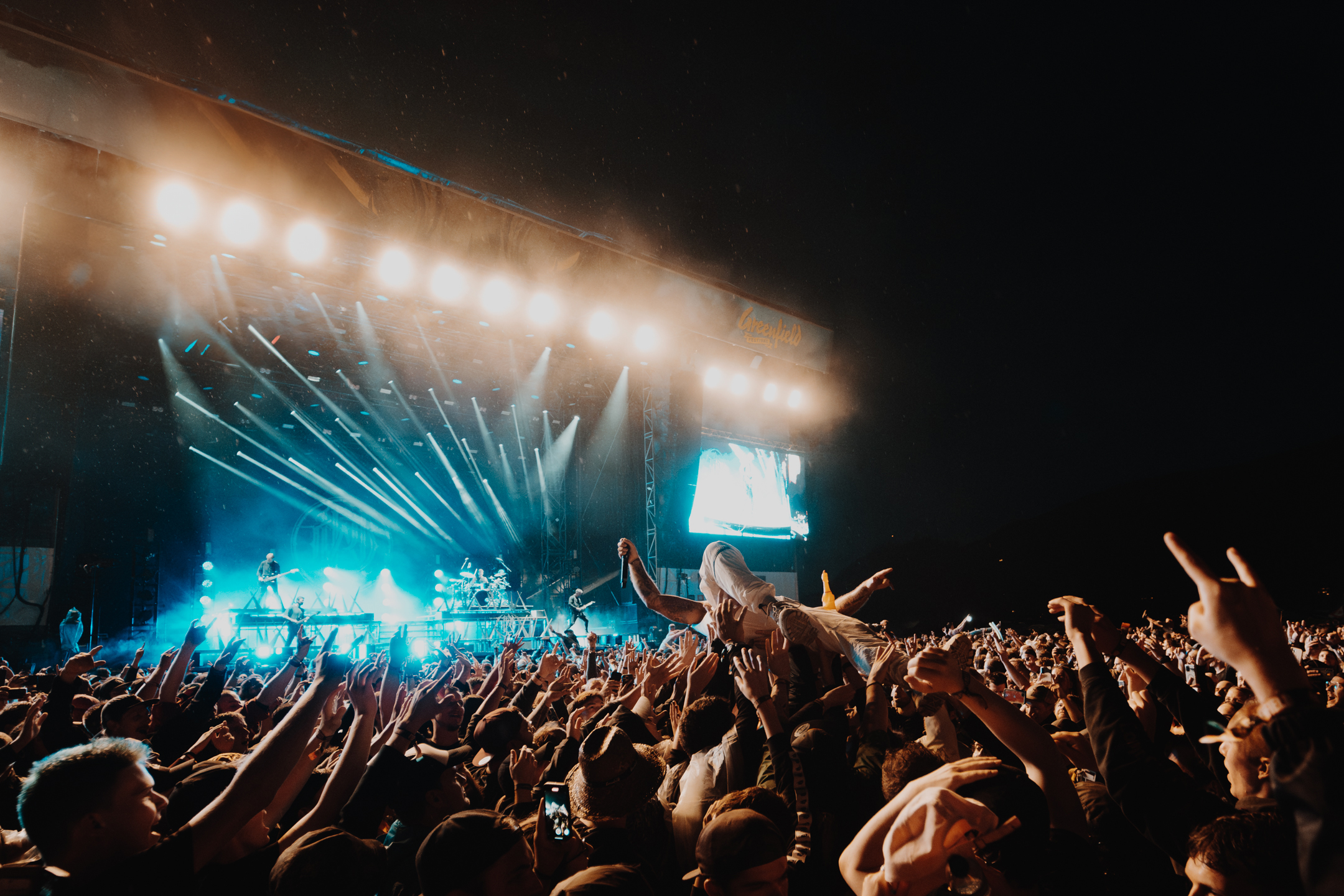 360° Technical Service - PRG takes the spotlight as the technical powerhouse behind Parkway Drive's 'Darker Still' Festival Tour 2023