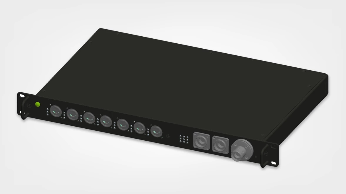 Introducing the PRG Node Plus, offering a seamless interface for Vx76 or Art-Net compatible control consoles and applications requiring Art-Net or DMX512 control signals.