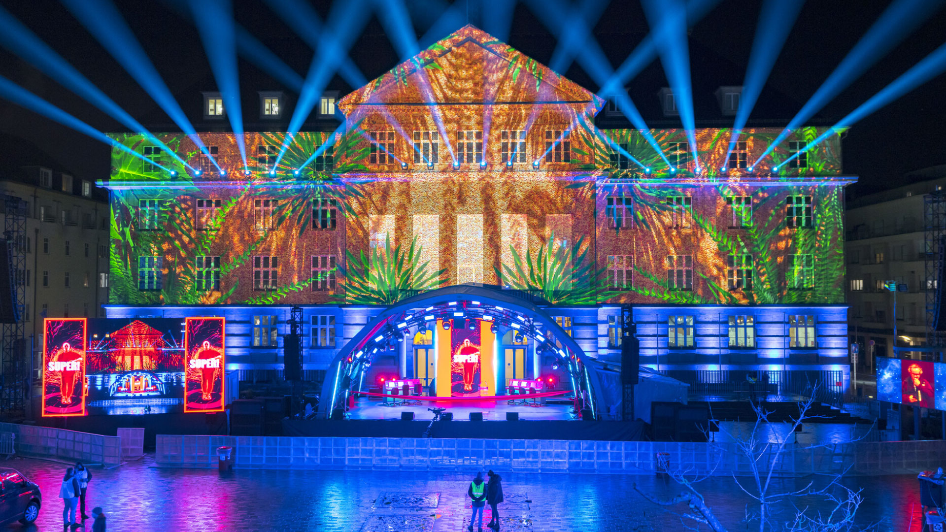 First-class projection mapping by PRG in Esch. Contact our video experts at PRG