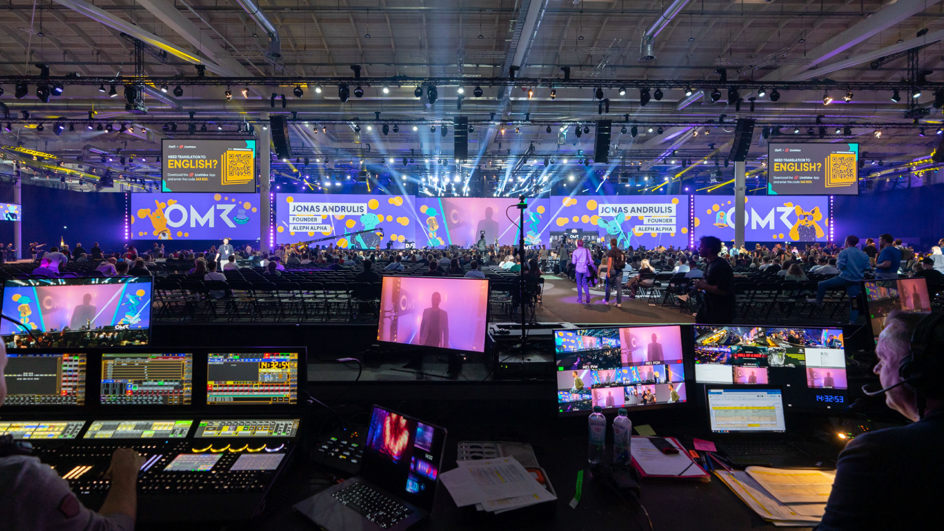 PRG as event technology service provider with first-class video technology at OMR. Interested? Feel free to contact our video experts!